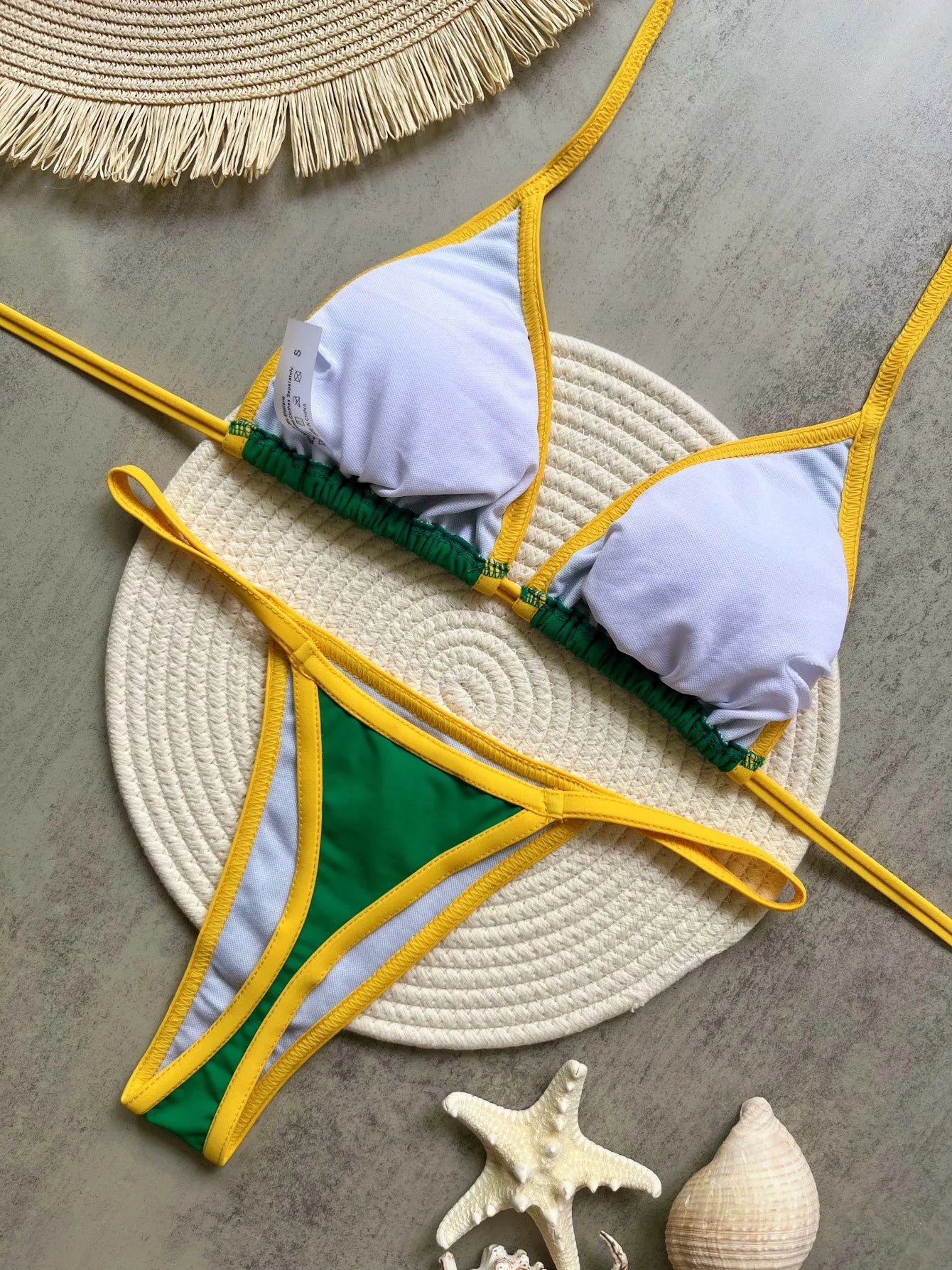 G-string Thong Brazilian Bikini 2026 Women Swimwear Female Swimsuit Two-piece Bikini set Bather Brazil Flag Bathing Suit