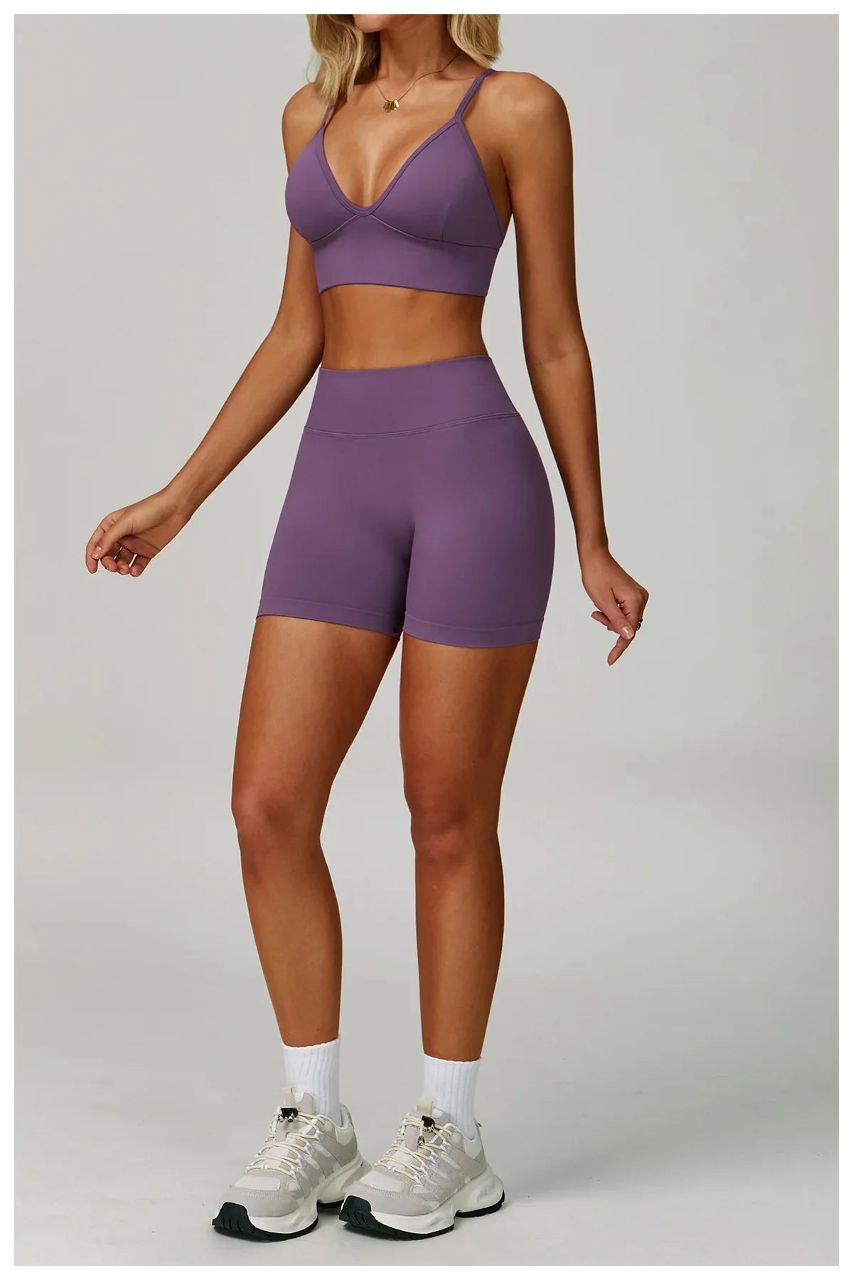 Yoga Set 2PCS Gym Clothes Women Tracksuit Workout Outfits Fitness Set Sportswear High Waist Leggings Sports Bra Athletic Wear