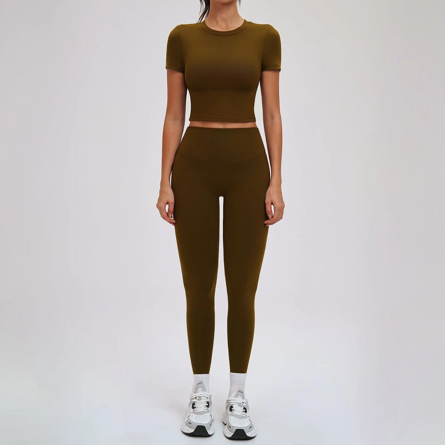 Yoga Set for Women 2026 Beauty Back Tight-Fitting Versatile Yoga Outfit Outdoor Running Sports Set