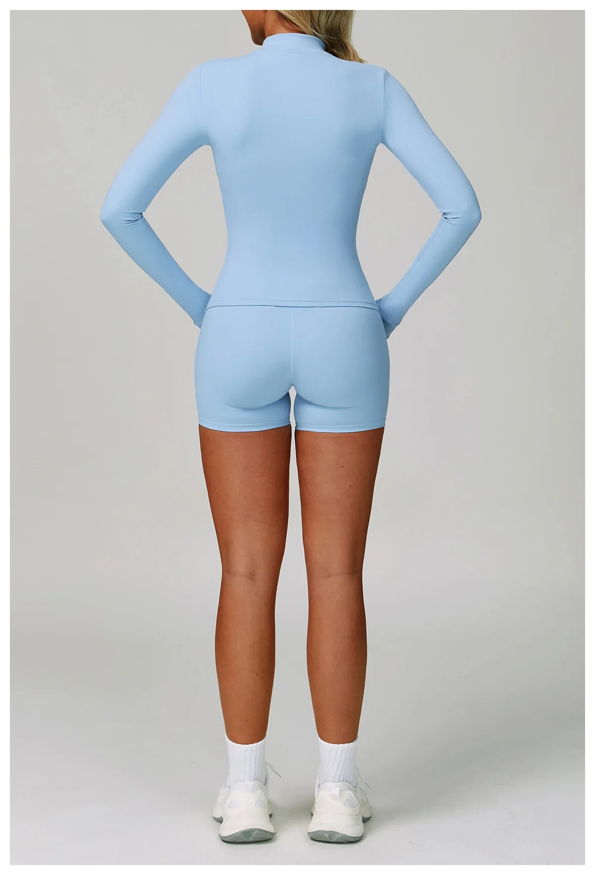 2 PCS Sportswear Women Yoga Set Gym Clothes Athletic Wear Yoga Suits Fitness Set Tracksuits Sports Bra Long Sleeve Gym Leggings