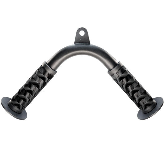 Tricep Pull Down Attachment with Skin-Friendly Rubber, V Bar Attachment Tricep Bar for Home Cable Machine Attachments