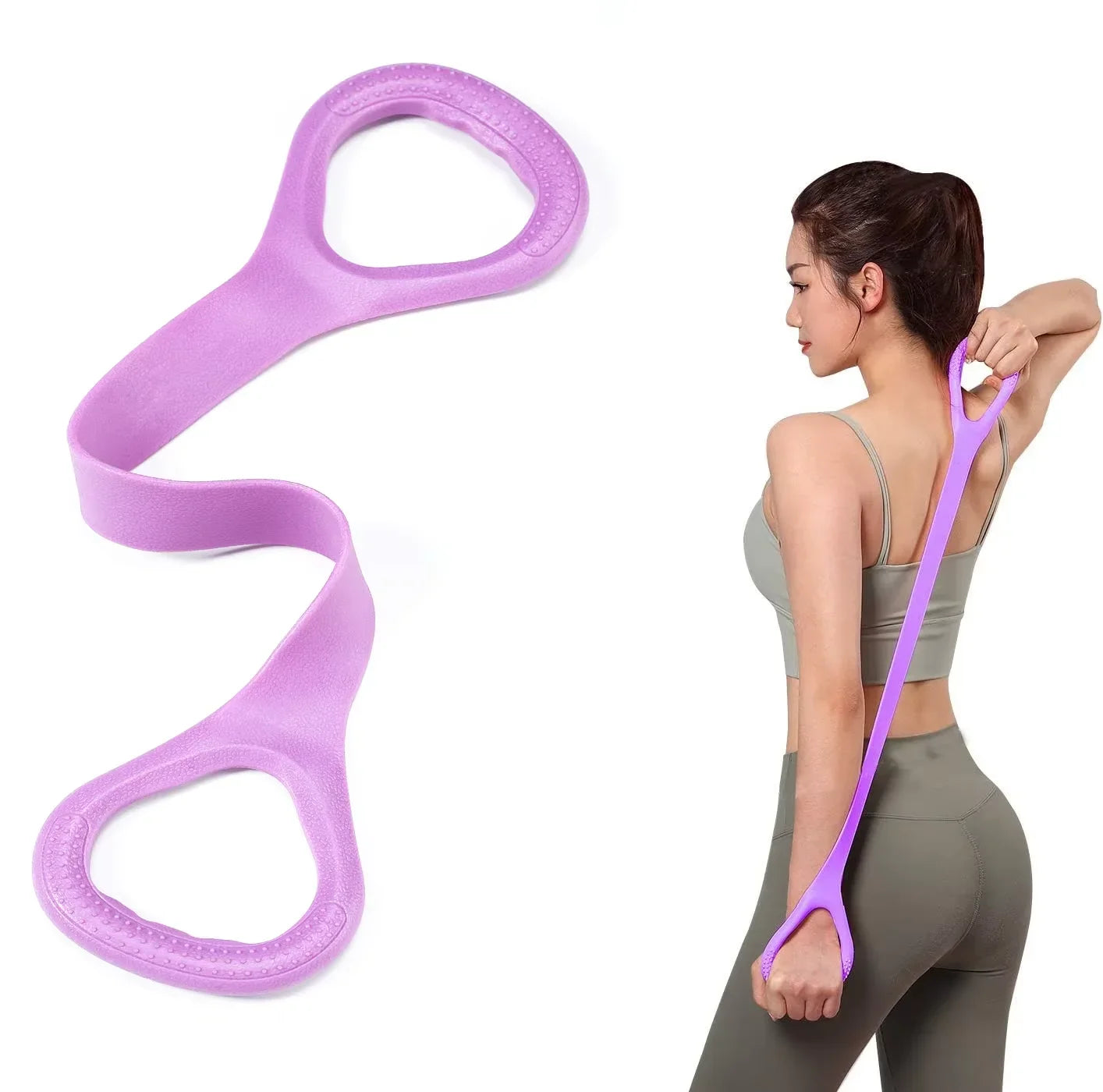 Fitness Workout Resistance Band Arm Back Shoulder Exercise Elastic Training Band Yoga Pilates Physical Therapy Equipmenta