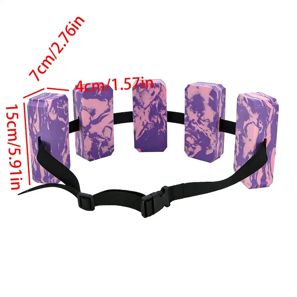 Swim Belt Adjustable Kids Waist Pool Practice Equipment Flotation Belt for Boys Girls Beach Lake Pool Exercise Workout Fitness