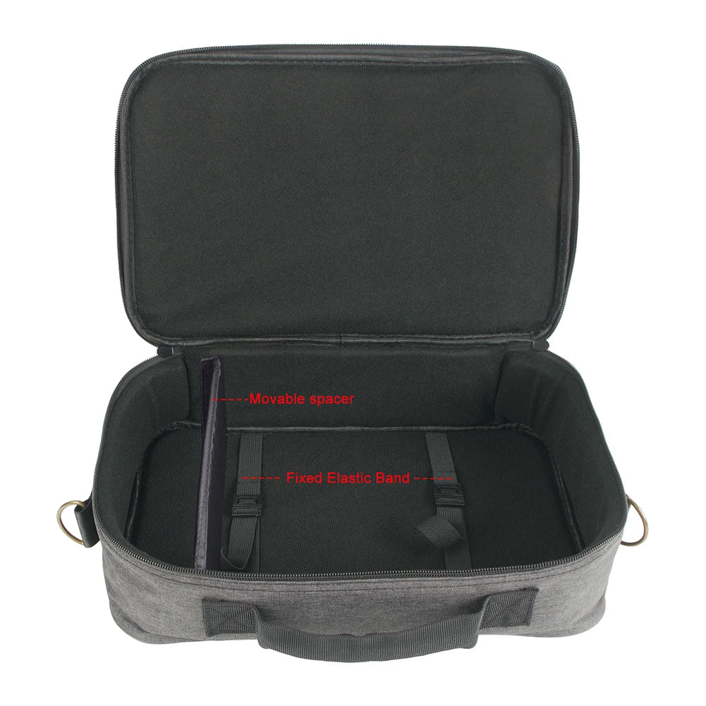 For Guitar Players Compact Pedal Bag Guitar Pedalboard Bag Music Transport Compact Musician Storage Solution Storage Bag