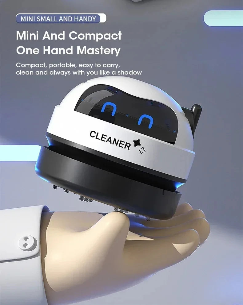 Desk Table Dust Vacuum Handheld Mini Vacuum Cleaner USB Table Sweeper Home Office Desktop Pencil Crumbs Cleaner