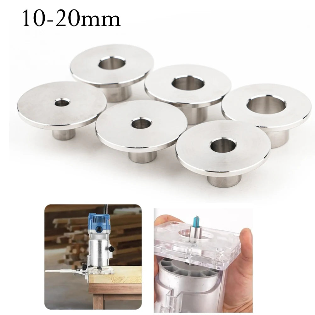 Drilling And Boring Router Bit Sleeve Interchangeable Sleeves Compact Woodworking Aid Carpentry Compact Lightweight