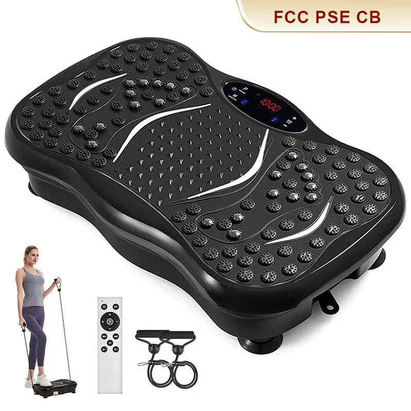 Vibration Plate Exercise Machine Lazy Whole Body Shaker Slimming Machine Waist Fat Reduction Body Vibrating Fitness Equipment