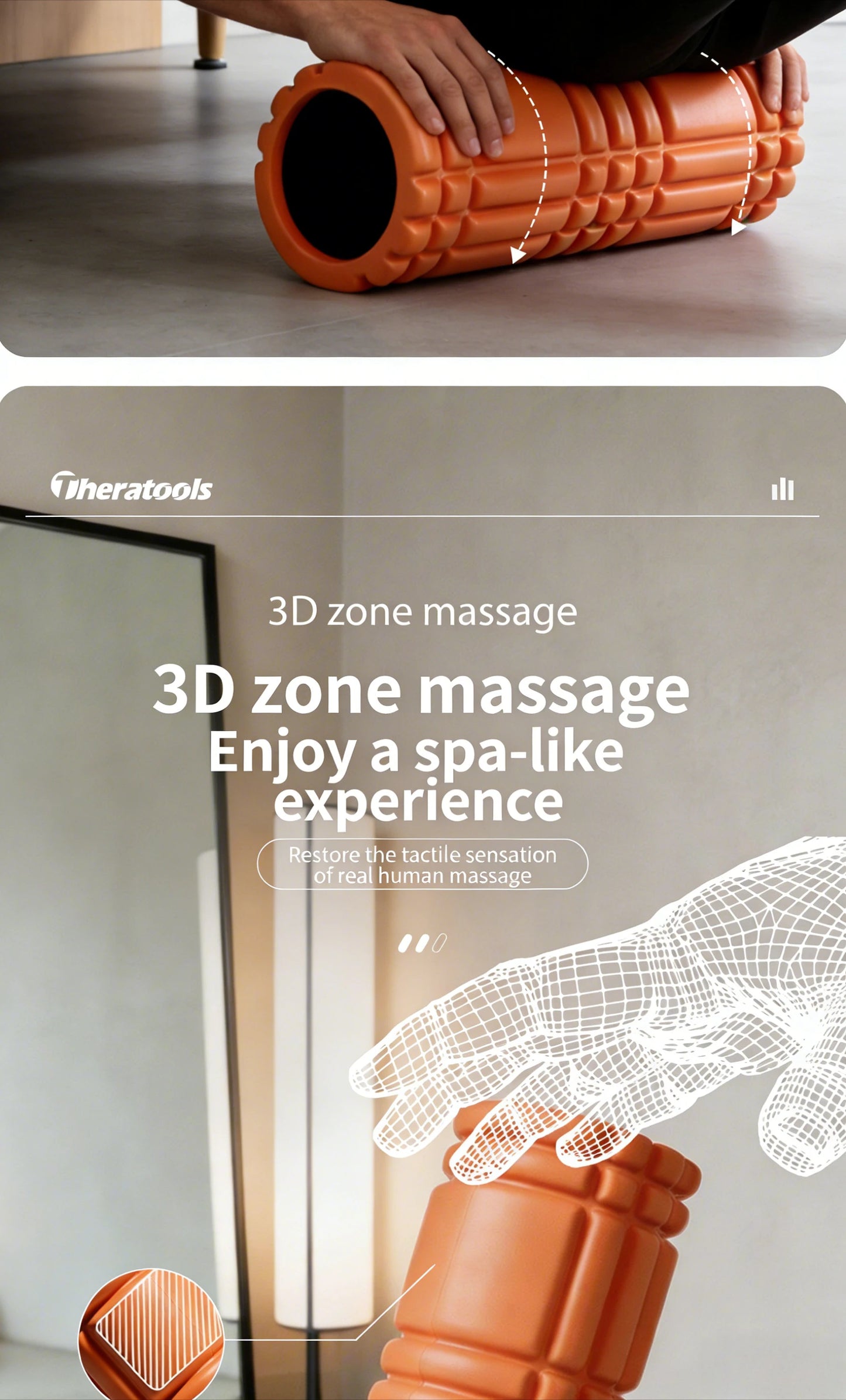 Yoga Column Foam Fitness Pilates Back Muscle Massage Roller Gym Home Myofascial Release The Grid Body Relaxation