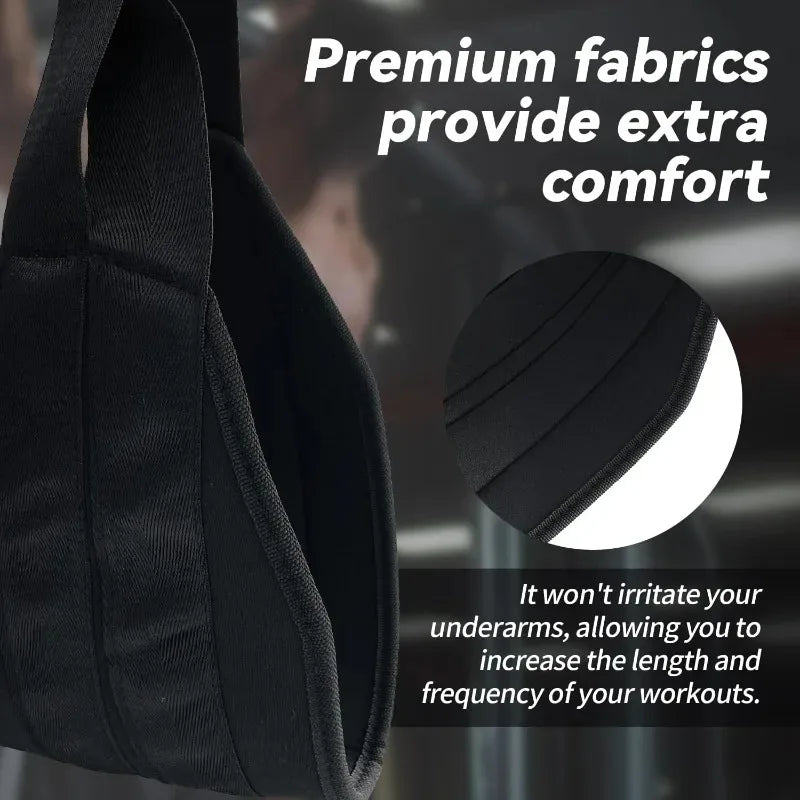 Fitness AB Sling Straps Suspension Rip-Resistant Heavy Duty A Pair for Pull Up Bar Hanging Leg Raiser Gym Home Fitness Equipment
