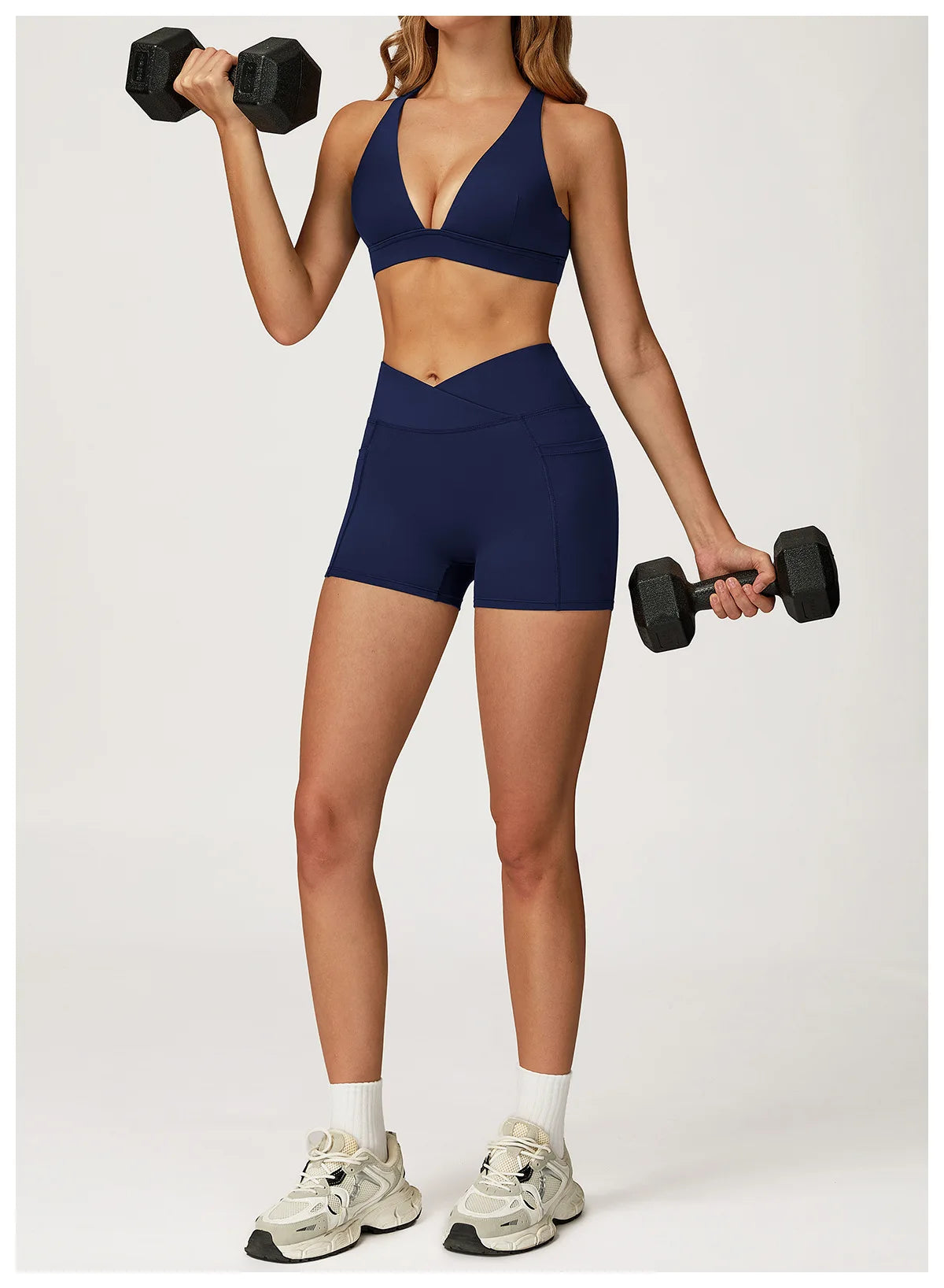 Yoga Set 2 Pieces Workout Outfits Women Clothes Fitness Sportswear Gym Tracksuit High Waist Leggings Sports Bra Athletic Wear