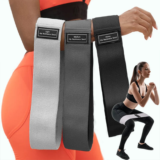 New Fabric Resistance Hip Booty Bands Glute Thigh Elastic Workout Squat Circle Stretch Fitness Strips Loops Yoga Gym Equipment