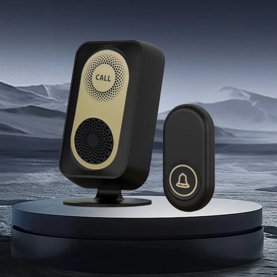 Intelligent long-distance rechargeable vibrating doorbell - Wireless, colorful, high volume - Elderly call device
