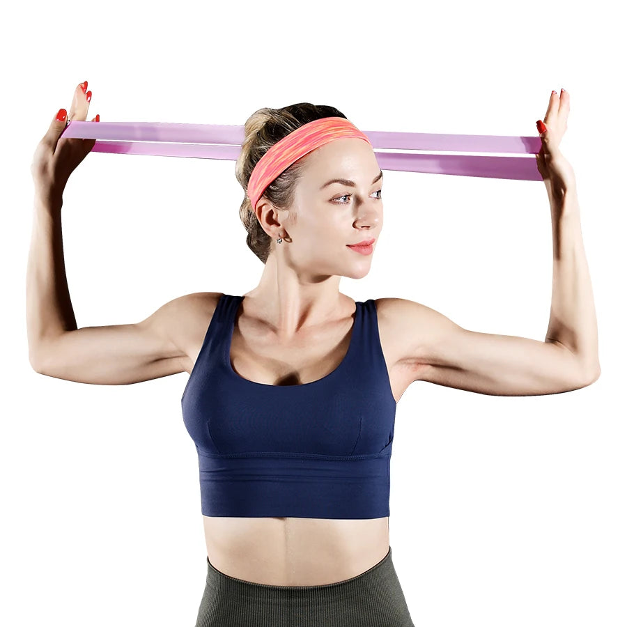 Fitness Elastic Resistance Bands Home Pilates Gym yoga resistance Bands Stretching Training Crossfit Sport Workout Equipment