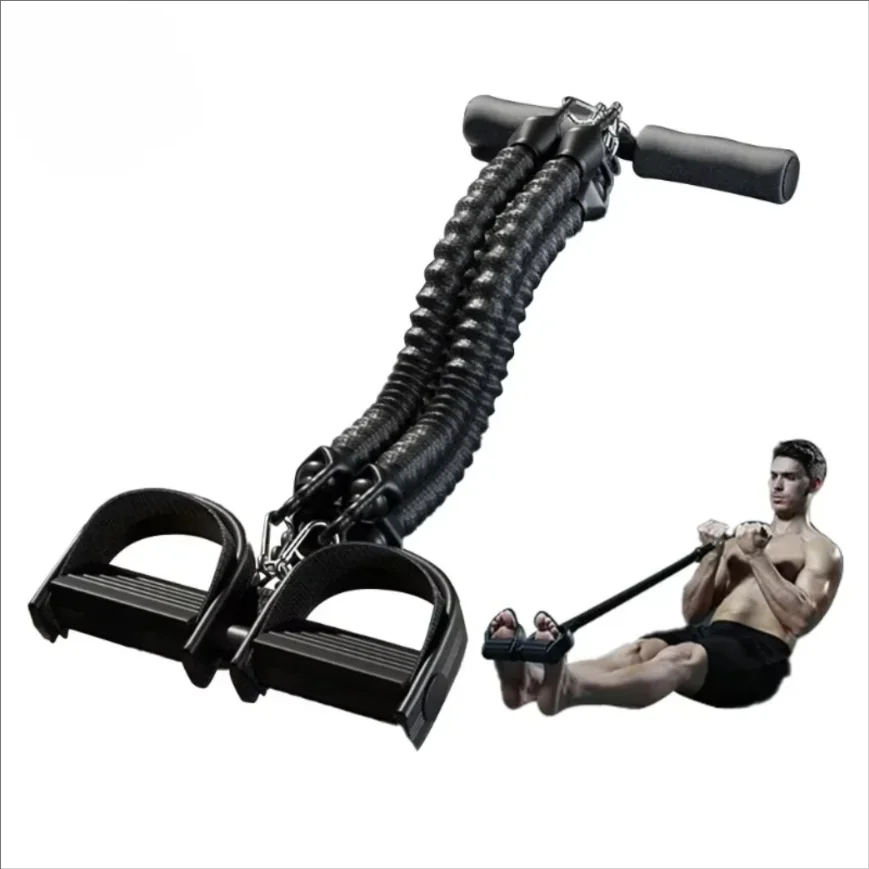 Multifunctional Men's Fitness Pedal Tensioner Home Workout Equipment for Back Abdomen Muscle Training Pull