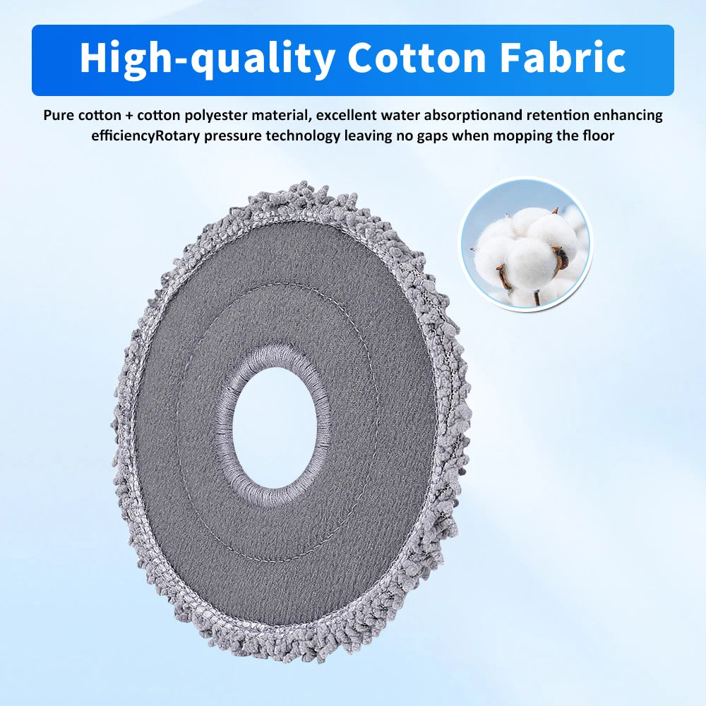 Mop Pads For Roborock Q Revo Master/Q Revo S/Q Revo Pro/Q Revo Maxv/Q Revo Curv /Saros 10R Replacement Parts Mopping Cloths