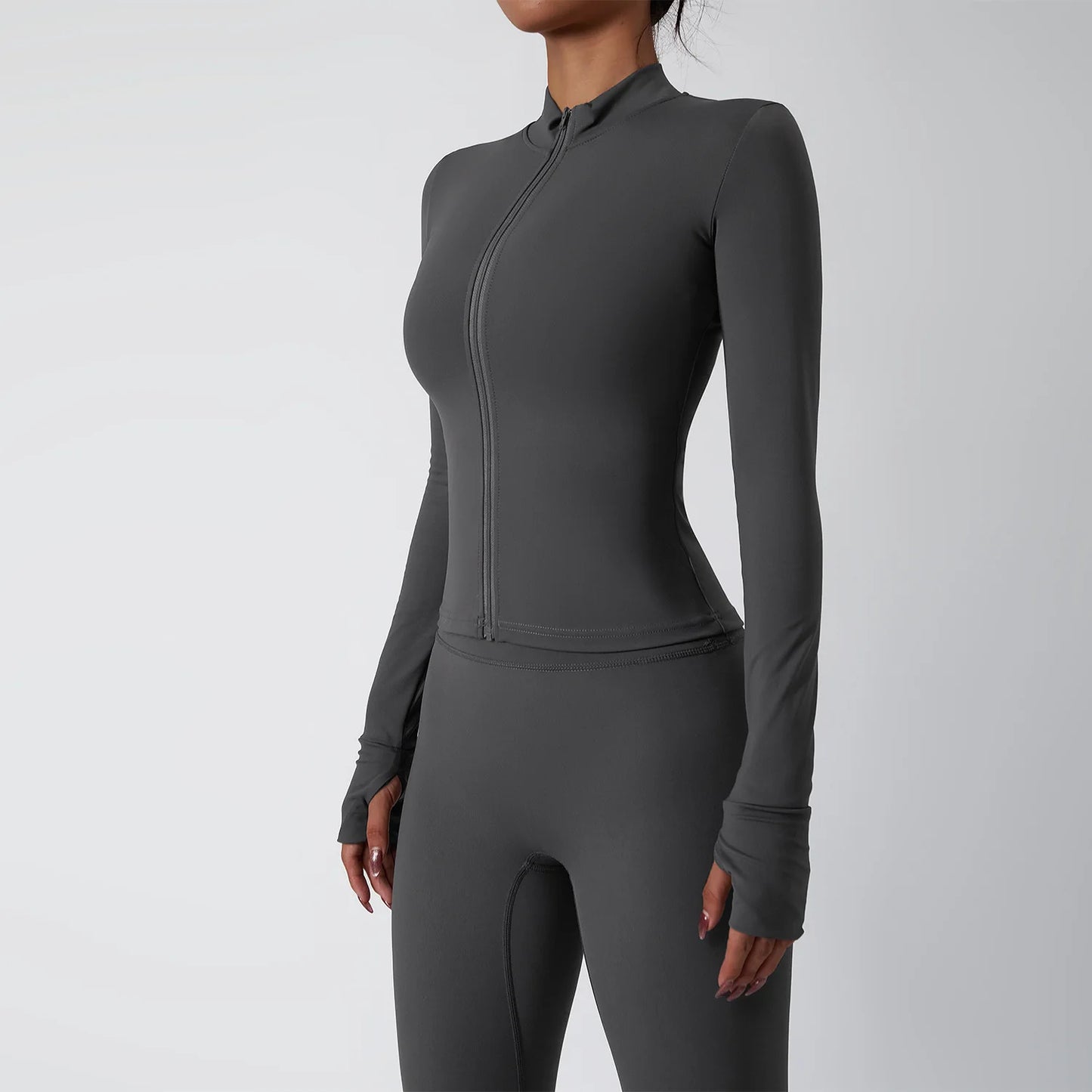 2 PCS Sportswear Women Yoga Set Gym Clothes Athletic Wear Yoga Suits Fitness Set Tracksuits Sports Bra Long Sleeve Gym Leggings