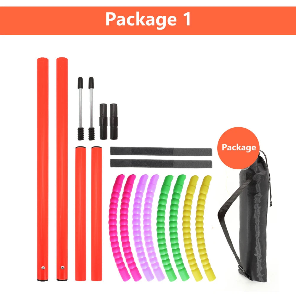 Dog Agility Training Equipment Portable Dog Jumping Tool Outdoor Dogs Running Stake Sports Stakes Pole Pet Agility Equipment Set