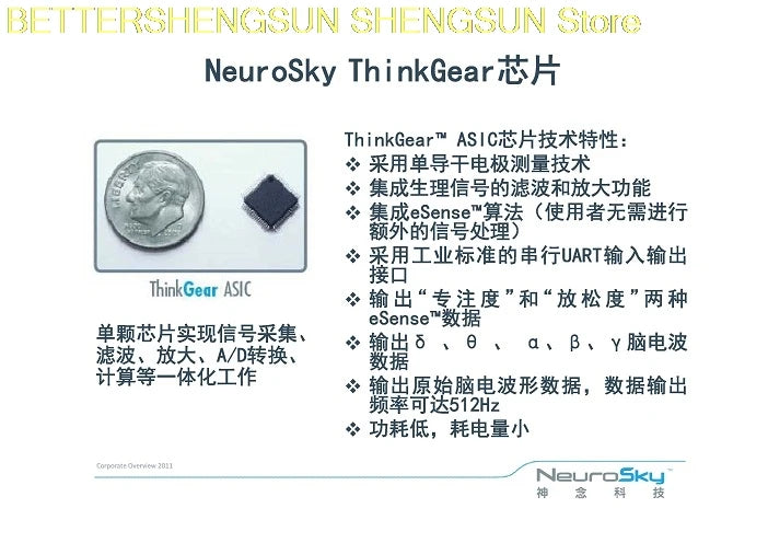 Wireless digital sensor Mind control  brain wave acquisition module Change Bluetooth