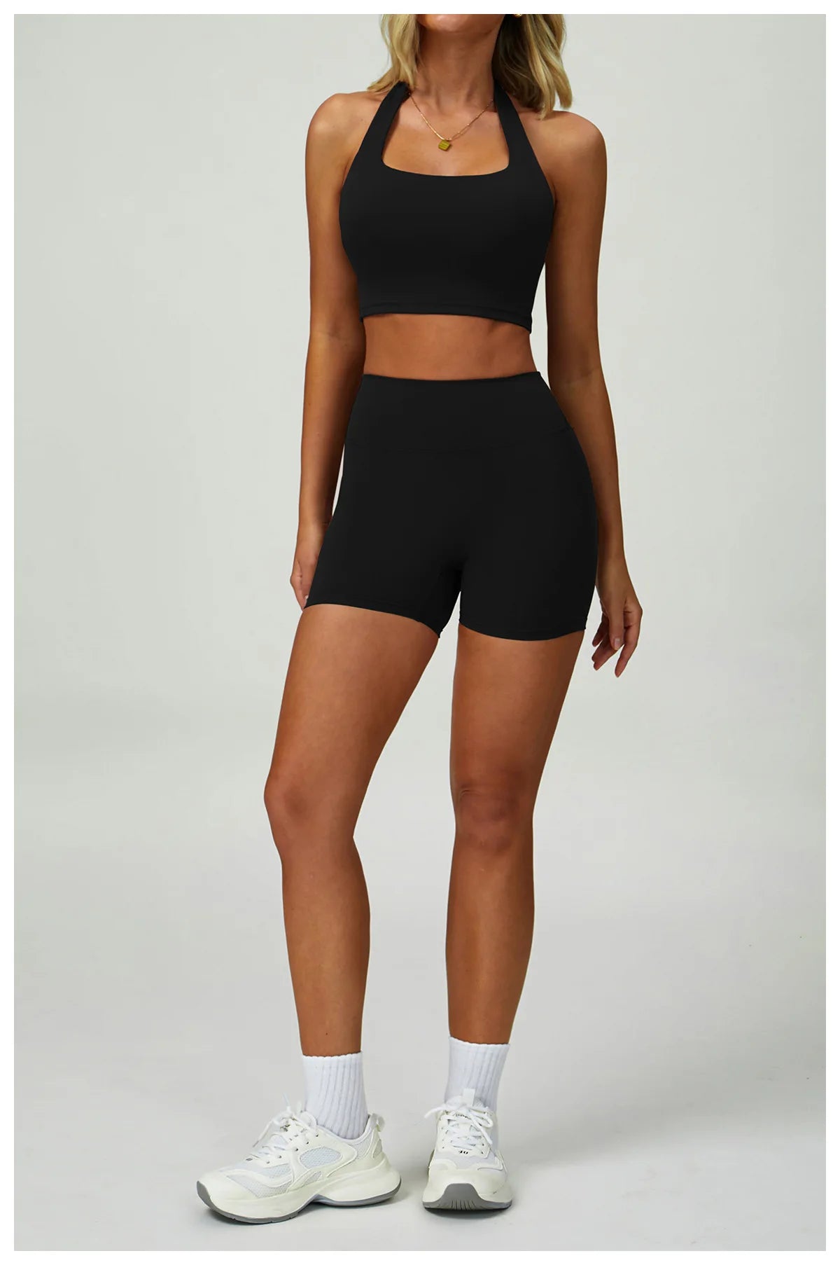 2 PCS Sportswear Women Yoga Set Gym Clothes Athletic Wear Yoga Suits Fitness Set Tracksuits Sports Bra Long Sleeve Gym Leggings