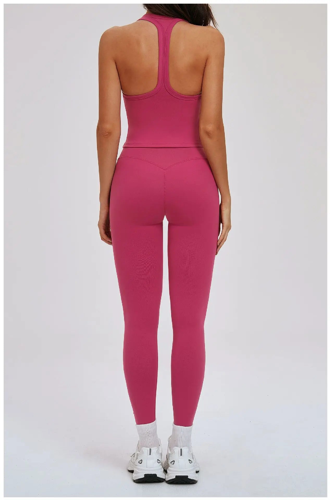 Yoga Set for Women 2026 Beauty Back Tight-Fitting Versatile Yoga Outfit Outdoor Running Sports Set