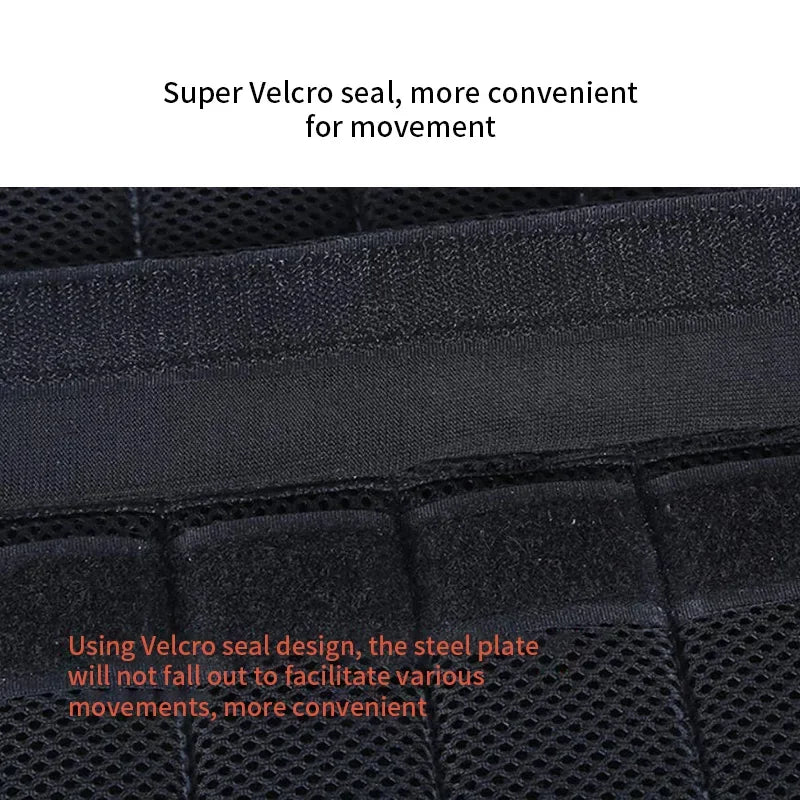 New Training Jacket Gym Fitness Equipment 15/35KG Adjustable Loading Weight Vest Boxing Running Workout Waistcoat Sand Clothing
