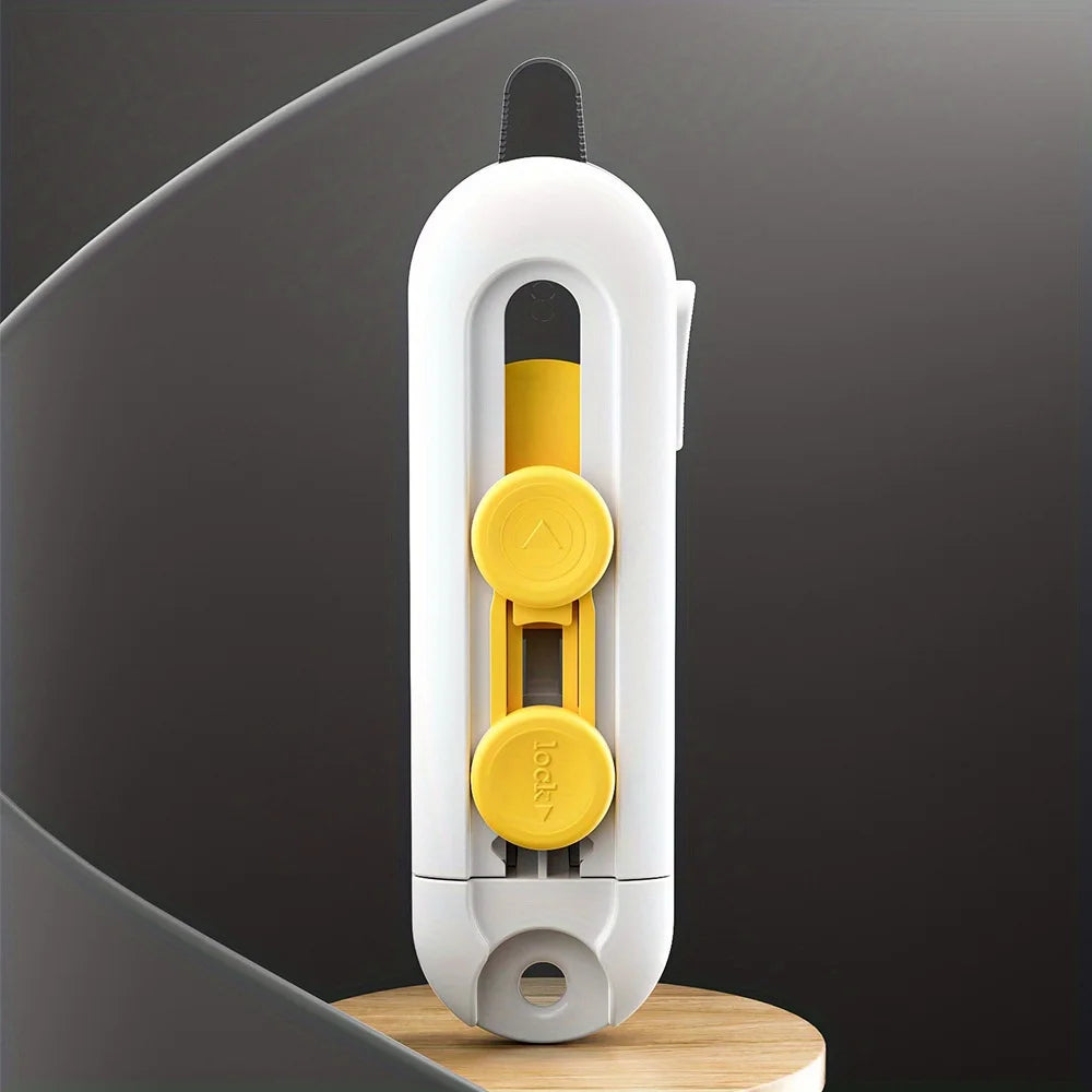 Compact Artistic Box Cutter - Portable Mini Utility Knife For Opening Packages, Office Stationery & Crafts