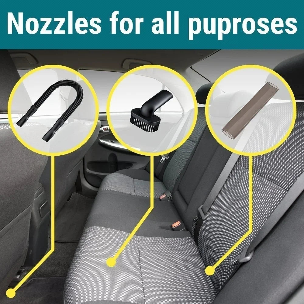 12V Portable Car Vacuum Cleaner Handheld Wet Dry Powerful Suction Auto Cleaning Cordless Rechargeable for Vehicle Detailing
