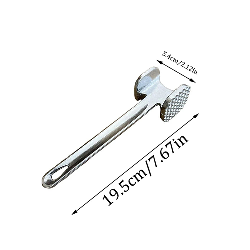 Household Aluminum Alloy Meat Tenderizer Hammer Heavy Duty Double-Sided Tenderizer Kitchen Tool