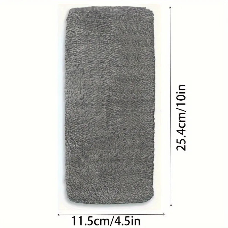 2pcs,Reusable Mop Replacement Pad,Flat Floor Mop Cloth,Washable and Durable Replacement Mop Cloth,High Dirt and Water Absorption