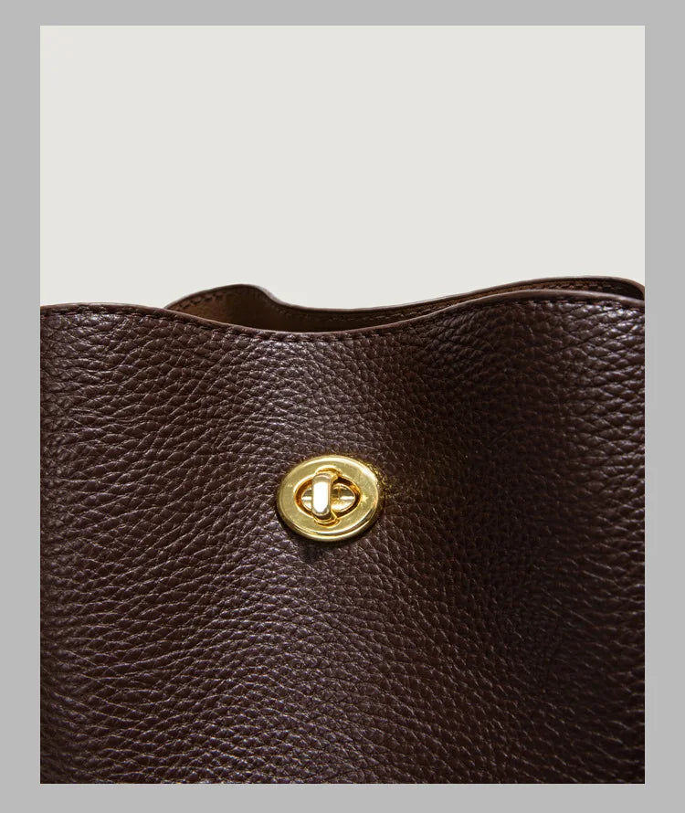 Fashion PU leather Women Handbags Large Capacity Fashion female Bucket Shoulder Bag Elegance ladies messenger bag burgundy totes