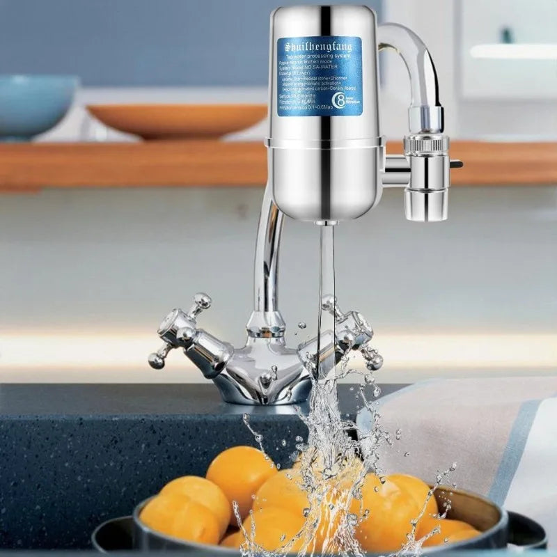 Electroplating Household Water Purifier Kitchen Purifier Faucet Filter Household Tap Water Filter