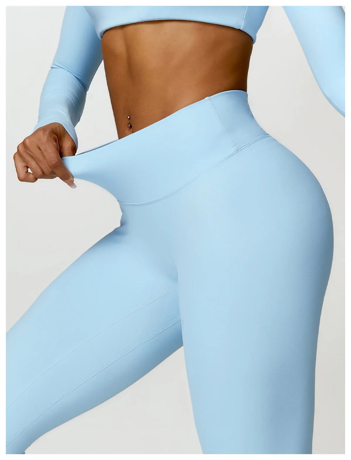 New Long sleeve Shirt Sports Set Women Fitness Tights Yoga Set Crop Top Running High Waist Gym Set Womens Outfits Yoga Clothing