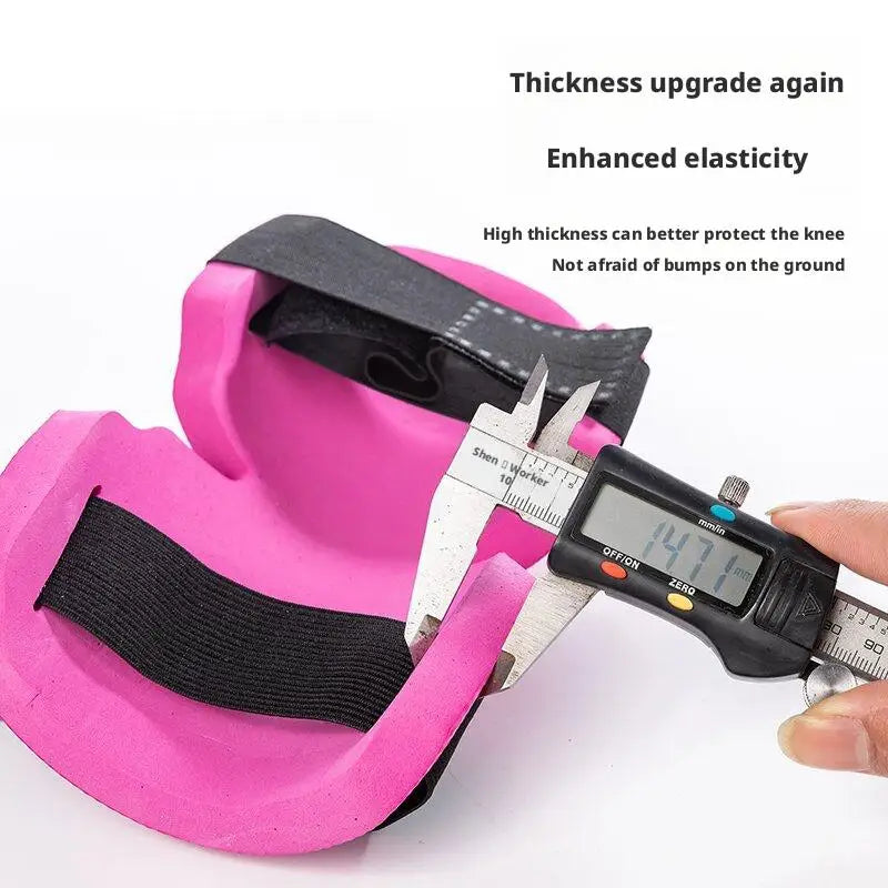 1pair Knee Protection Pad Labor Insurance Garden Knee Pads Thickened Wear-Resistant Knee Protectors with Adjustable Straps