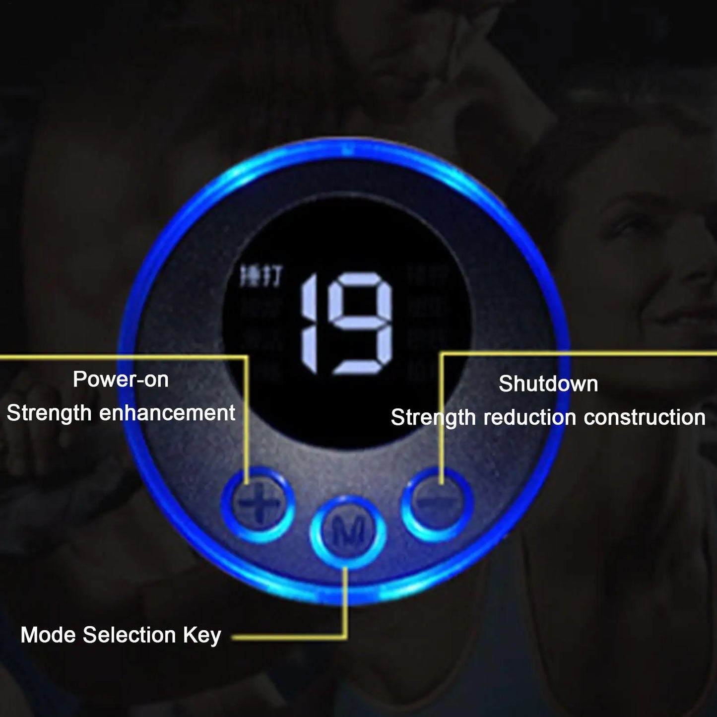 Intelligent Glute Stimulator Wireless Muscle Toner EMS Training Butt Lifter for Home Gym Travel Workout Toning Equipment Fitness