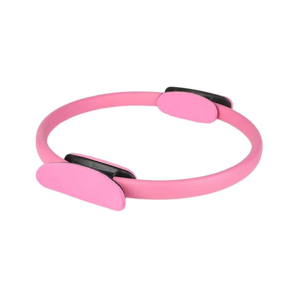 Pilates Ring Fitness Circle with Non Slip Handles Flexible Resistance Exercise Equipment for Toning Inner & Outer Thighs