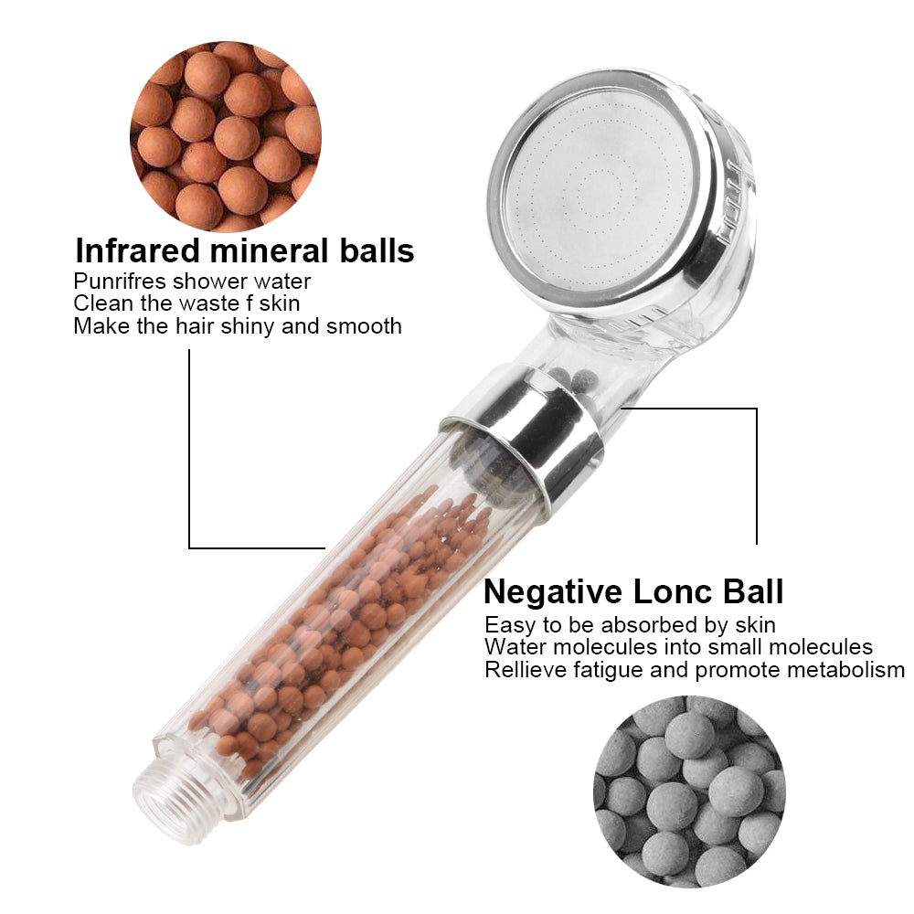 Handheld Anion Filter High Pressure Home Improvement Bathroom Products Energy Saving Shower Head